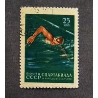 Марка СССР 1956 год Спартакиада