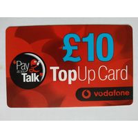 Телефонная карта. Англия