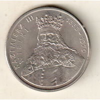 Польша 100 злотый 1987 Король Казимир III Великий