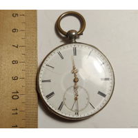 Редкие ЧАСЫ СЕРЕБРО старинные КАРМАННЫЕ Царские 2