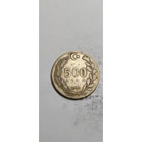 Турция 500 лир 1989