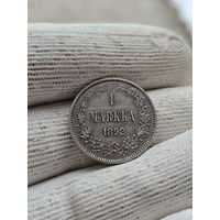 1 марка для Финляндии 1892 Александр Третий