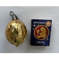 Елочная игрушка Грецкий орех.