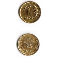 1 грош Польша 2016 года