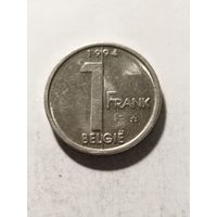 Бельгия 1 франк 1994