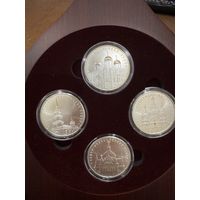 Православные храмы. Набор из 4 монет, 20 рублей 2010