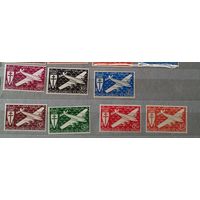 Французские колонии 1942 Французская Западная Африка** Свободная Франция. Омнибус** Полная серия без наклеек и их следов
