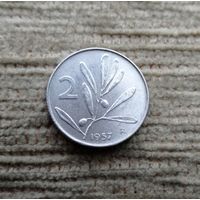 Werty71 Италия 2 лиры 1957  Пчела