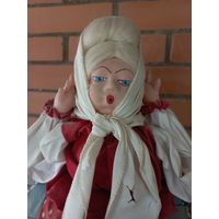 Кукла-грелка на чайник СССР.