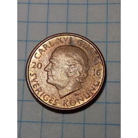 1 крона Швеция 2016 год