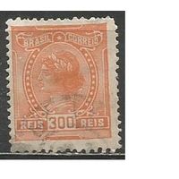 Бразилия. Женская голова. Символ Свобода. 1918г. Mi#205.