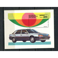 Республика Мадагаскар - 1993 - Автомобили - [Mi. bl. 206] - 1 блок. MNH.  (Лот 95Hk)-T41P47