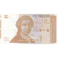 Хорватия 1 динар 1991 (UNC)