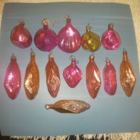 Льдинки, ёлочные игрушки