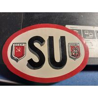 Наклейка на автомобиль СССР SU Soviet Union