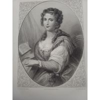 Гравюра середина 19века Франция Париж Оригинал 27х18см. РАСПРОДАЖА КОЛЛЕКЦИИ.