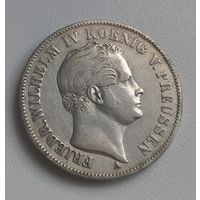 1 талер 1847 Пруссия горный рельефная