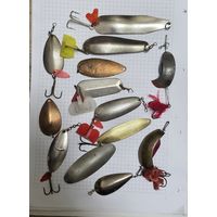 Блесны СССР кама уралка глубинная ложка березина шторлинг фои и другие одним лотом