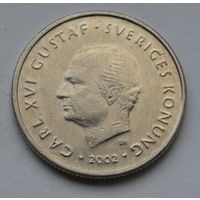 Швеция, 1 крона 2002 г.