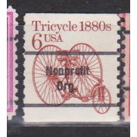 Техника транспорт США 1985 год Лот 7 С НАДПЕЧАТКОЙ