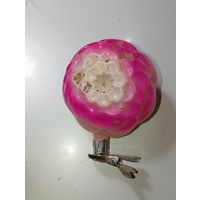 Ёлочные игрушки -  ЦВЕТОК . СССР .