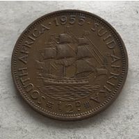 ЮАР 1/2 пенни 1955 Елизавета II