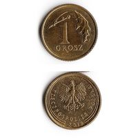 1 грош Польша 2018 года