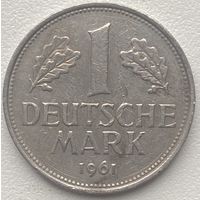 Германия 1 марка 1961 г. F