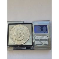 5 крон 1954 года. Швеция, Король Густав VI Адольф (1950 - 1973). Серебро 400. Монета не чищена. S45472.