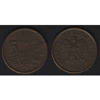 Польша y278 5 грош 2001 год (mw) (_alb2