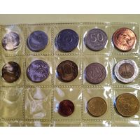 Коллекция монет (148 монет (36 из СССР) без повторов) + альбом на 250 монет