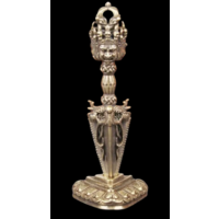 Статуэтка Пурба Махакала с подставкой Индия Бронза