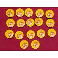 Фишки кепсы caps Chupa caps. Цена за все фишки.