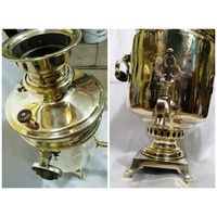 Очень медальный самовар дровяной, "Фабрика Баташёва в Тулъ". 1896-1907г.