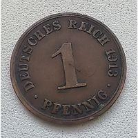 Германия 1 пфенниг, 1913 А  4-1-11