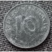 10 рейхспфеннигов 1944 D