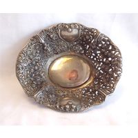 Конфетница Орешница 15 х 13 Серебрение 06