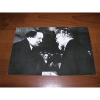 Калинин М.И., Толстой А.Н. 1939 год Москва Кремль 1973 год чистая