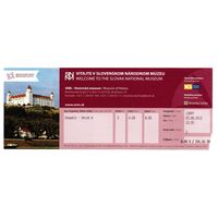 Словакия. Входной билет в Братиславский Град. 2012 г.