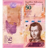 Венесуэла 50 боливаров образца 2018 года UNC p105