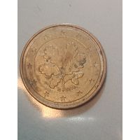 Германия 2 цента 2016 года . G
