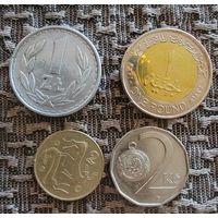 Сборный лот монет с рубля.