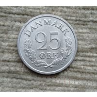 Werty71 Дания 25 эре 1958