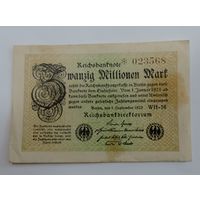 20 миллионов марок 1924 г. Германия