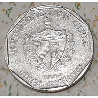 Куба 5 сентаво, 1994 (7-2-76)