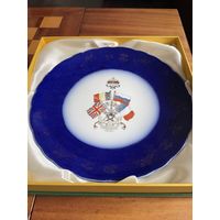 КЕРАМИЧЕСКАЯ ТАРЕЛКА АНТАНТА. СТАФФОРДШИР, 1914.