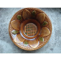 Новая тарелка миска салатник "ПОДСОЛНУХ" ЗИК Конаково