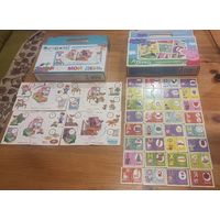 Большой развивающий лот. Учим алфавит, режим дня и другое. Продаю все одним лотом.