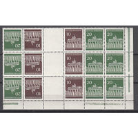 Германия (ФРГ). 1966. Фрагмент листа. Michel N 506-507 (- е)