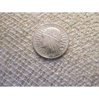 5  злотых ,  Польша ,   1933  год.